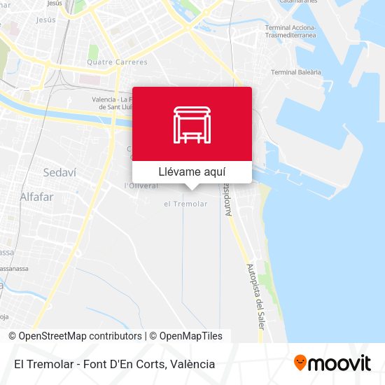 Mapa El Tremolar - Font D'En Corts