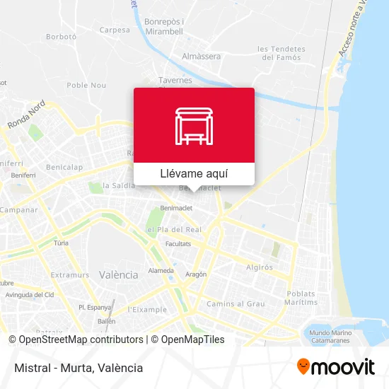 Mapa Mistral - Murta
