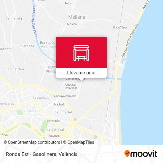 Mapa Ronda Est - Gasolinera