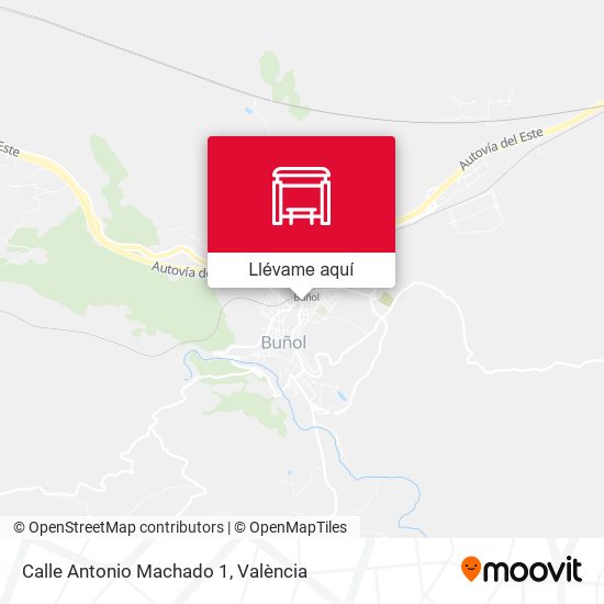 Mapa Calle Antonio Machado 1