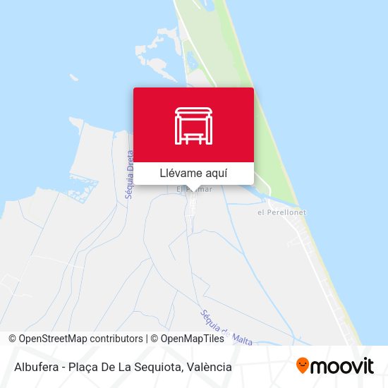 Mapa Albufera - Plaça De La Sequiota