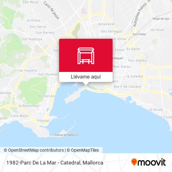 Mapa 1982-Parc De La Mar - Catedral