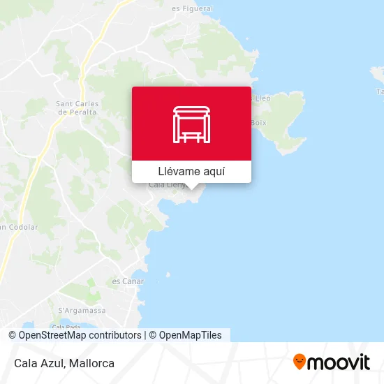 Mapa Cala Azul