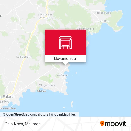 Mapa Cala Nova
