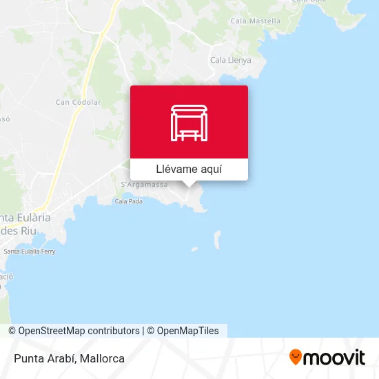Mapa Punta Arabí