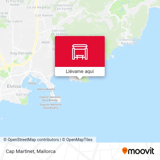 Mapa Cap Martinet