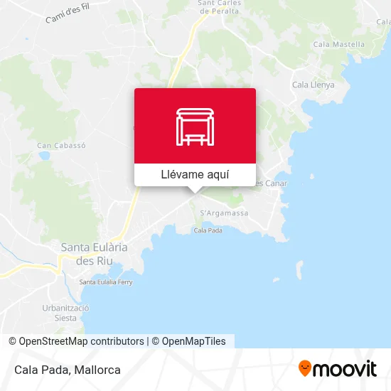 Mapa Cala Pada