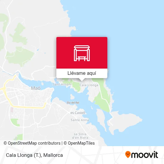 Mapa Cala Llonga (T.)