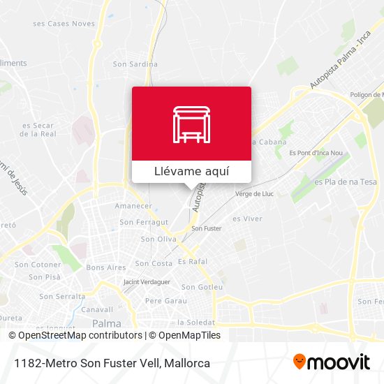 Mapa 1182-Metro Son Fuster Vell