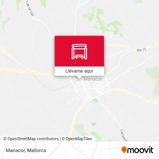 Mapa Manacor