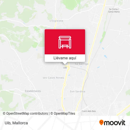 Mapa Uib