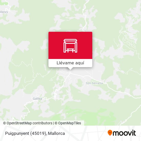 Mapa Puigpunyent (45019)