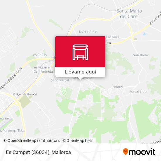 Mapa Es Campet (36034)