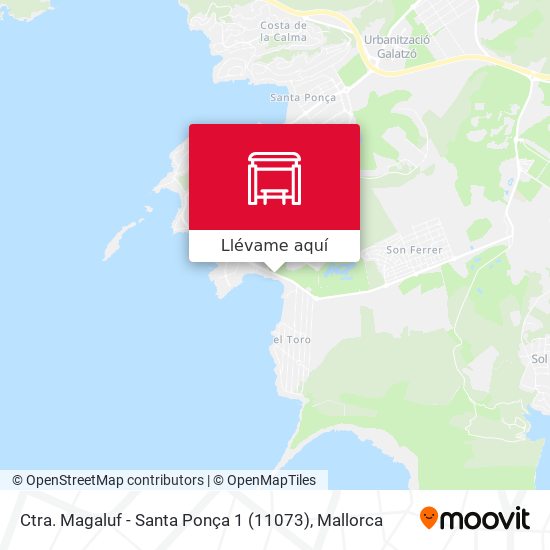 Mapa Ctra. Magaluf - Santa Ponça 1 (11073)