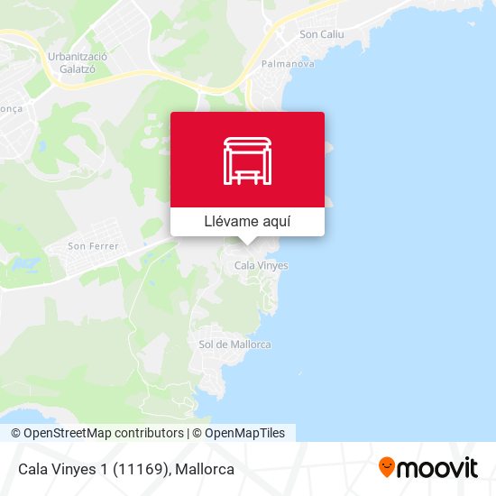 Mapa Cala Vinyes 1 (11169)