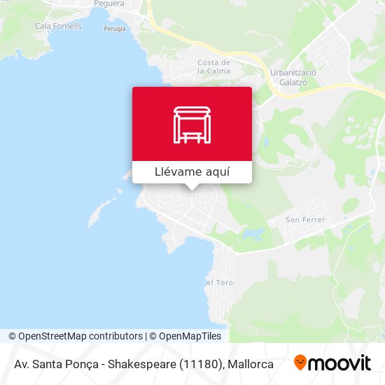 Mapa Av. Santa Ponça - Shakespeare (11180)