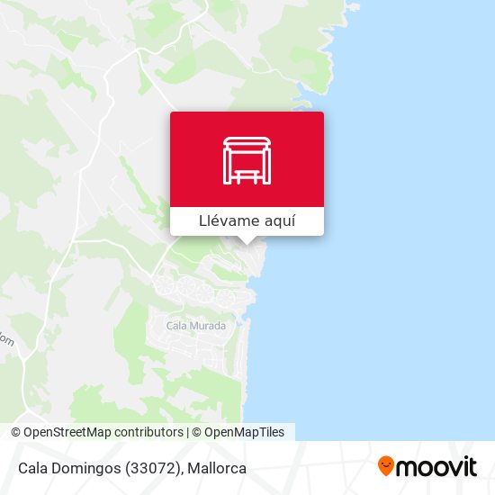 Mapa Cala Domingos (33072)
