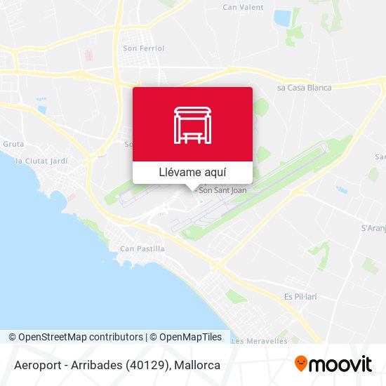 Mapa Aeroport - Arribades (40129)