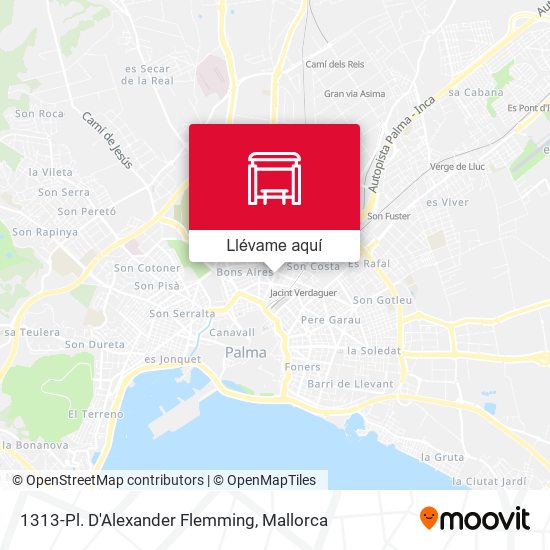 Mapa 1313-Pl. D'Alexander Flemming