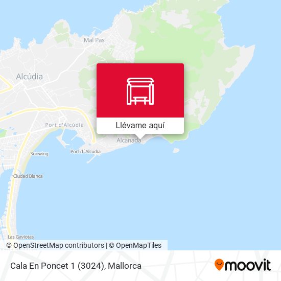 Mapa Cala En Poncet 1 (3024)