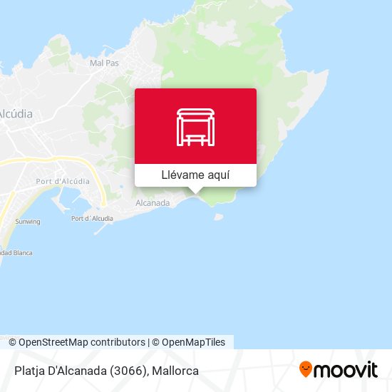 Mapa Platja D'Alcanada (3066)