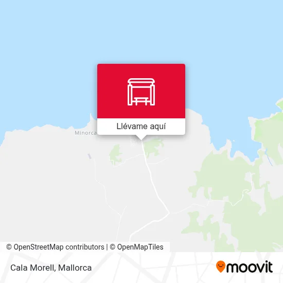 Mapa Cala Morell