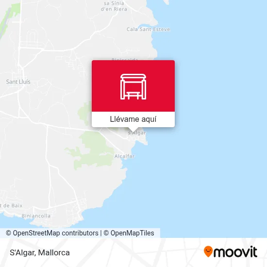 Mapa S'Algar