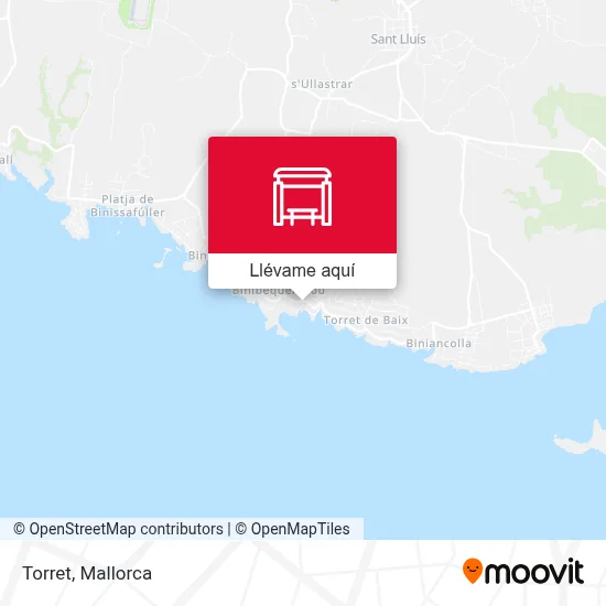 Mapa Torret