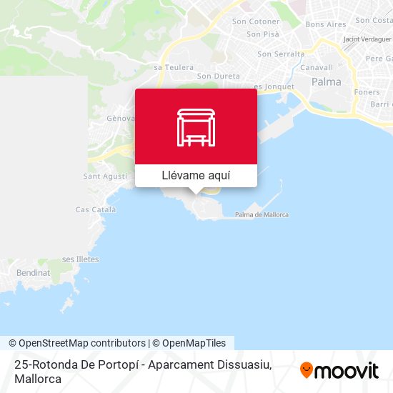 Mapa 25-Rotonda De Portopí - Aparcament Dissuasiu