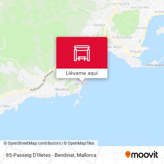 Mapa 85-Passeig D'Illetes - Bendinat