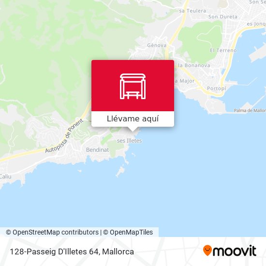Mapa 128-Passeig D'Illetes  64