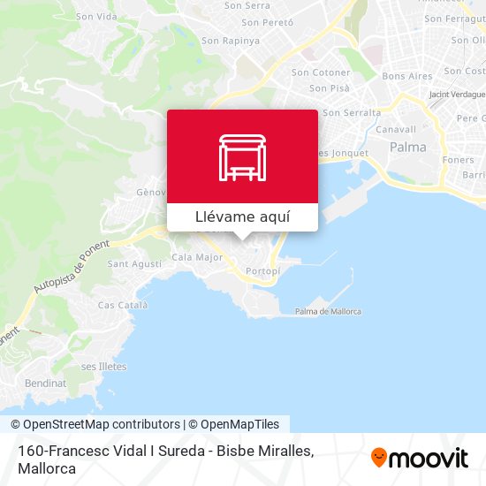 Mapa 160-Francesc Vidal I Sureda - Bisbe Miralles