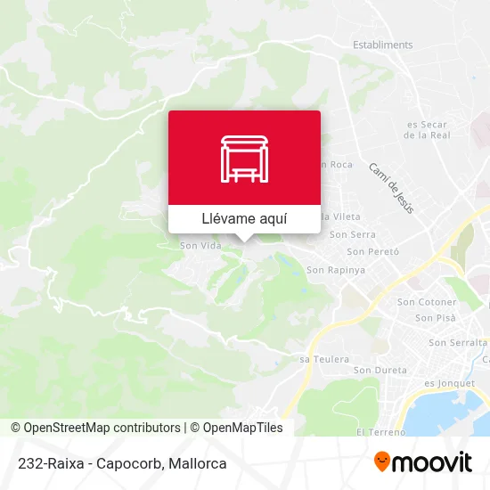 Mapa 232-Raixa - Capocorb