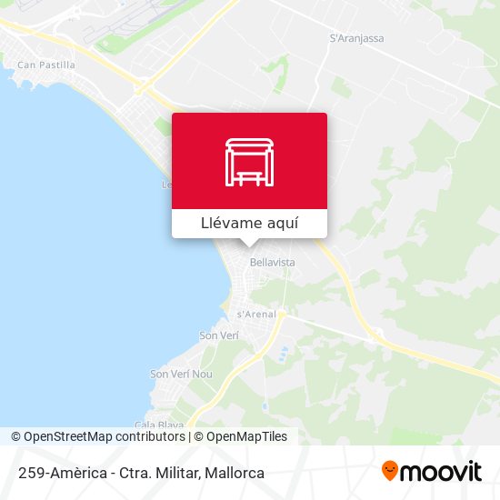 Mapa 259-Amèrica - Ctra. Militar