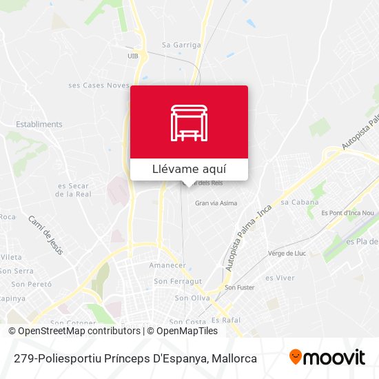 Mapa 279-Poliesportiu Prínceps D'Espanya