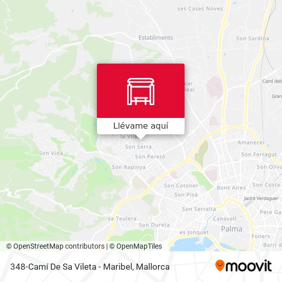 Mapa 348-Camí De Sa Vileta - Maribel