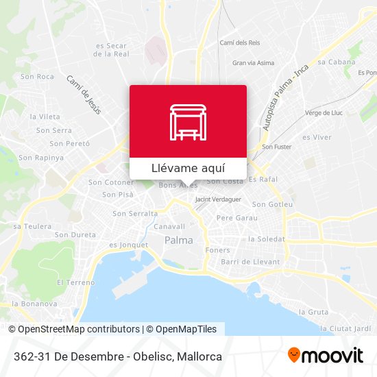Mapa 362-31 De Desembre - Obelisc