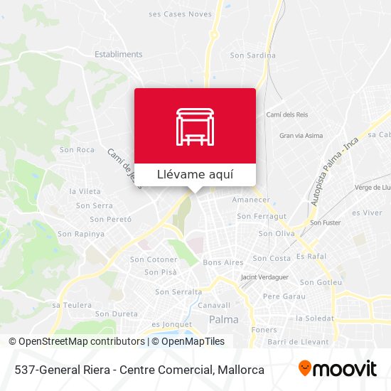 Mapa 537-General Riera - Centre Comercial