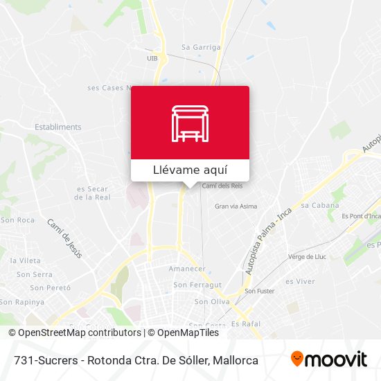 Mapa 731-Sucrers - Rotonda Ctra. De Sóller