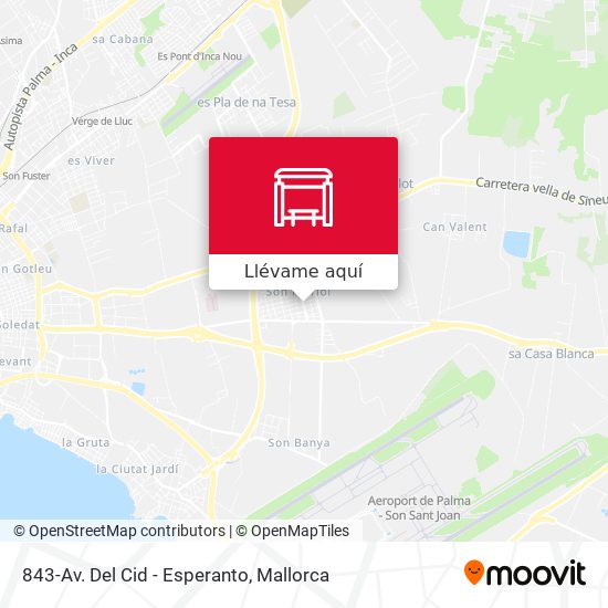 Mapa 843-Av. Del Cid - Esperanto