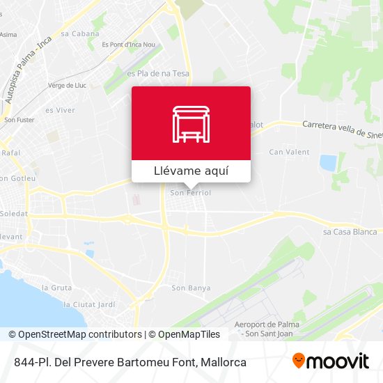 Mapa 844-Pl. Del Prevere Bartomeu Font