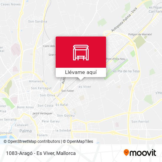 Mapa 1083-Aragó - Es Viver