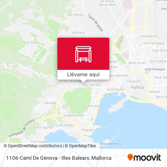 Mapa 1106-Camí De Gènova - Illes Balears