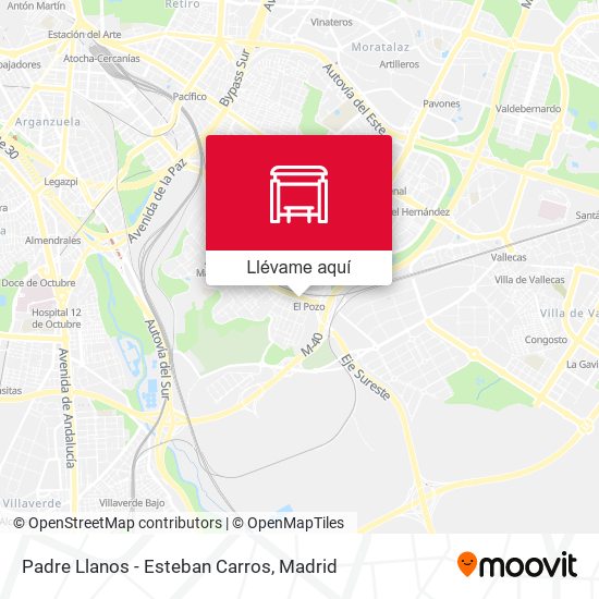 Mapa Padre Llanos - Esteban Carros