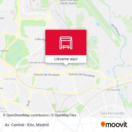 Mapa Av. Central - Kilo