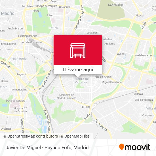 Mapa Javier De Miguel - Payaso Fofó