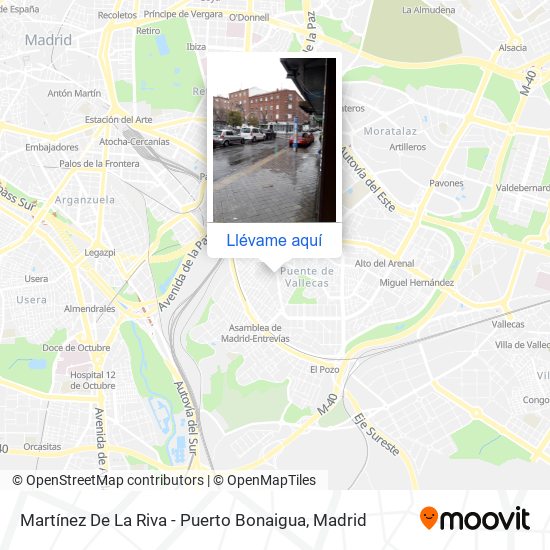 Mapa Martínez De La Riva - Puerto Bonaigua