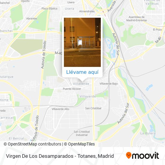 Mapa Virgen De Los Desamparados - Totanes