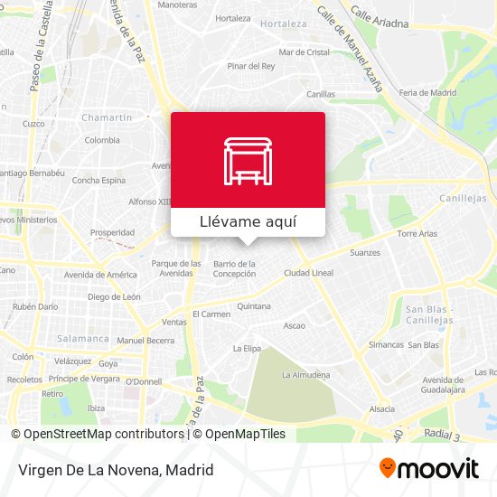 Mapa Virgen De La Novena