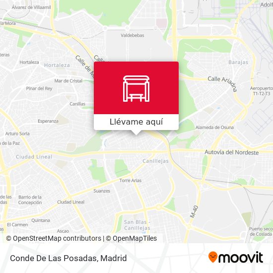 Mapa Conde De Las Posadas